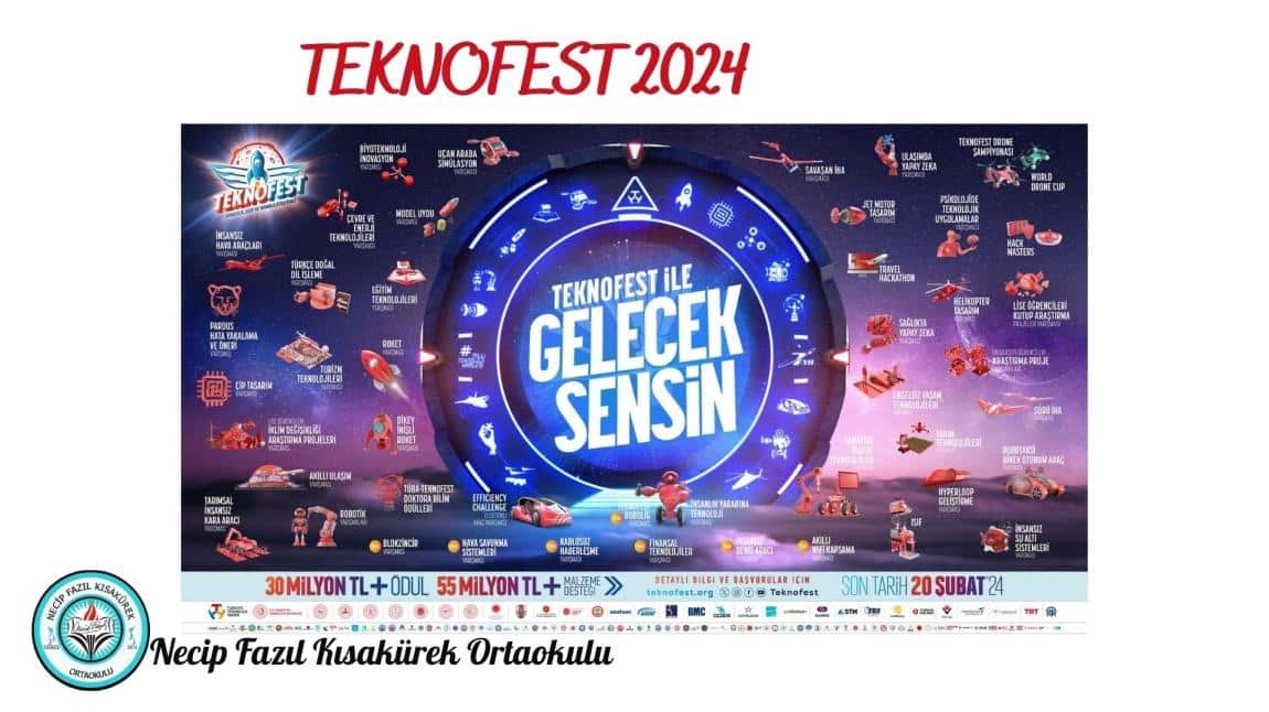TEKNOFEST 2024 Teknoloji Yarışmaları için Başvurular Başladı