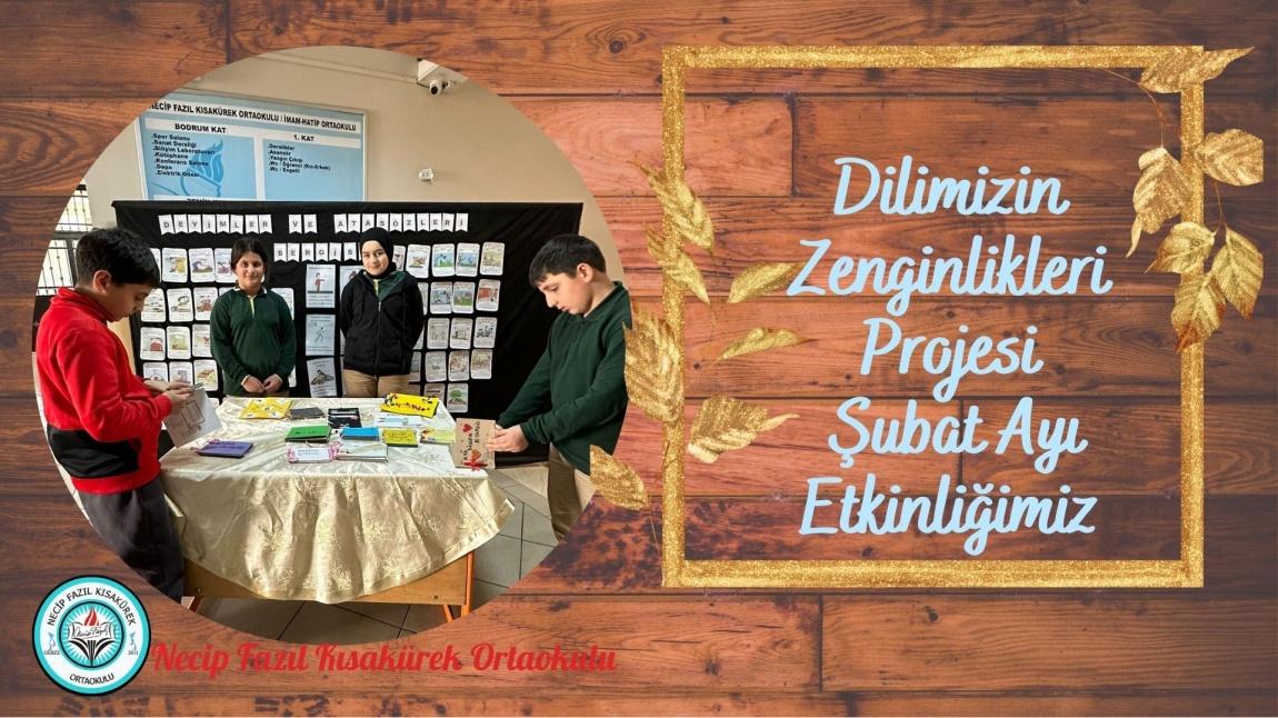 Dilimizin Zenginlikleri Projesi  Şubat Ayı Etkinliğimiz