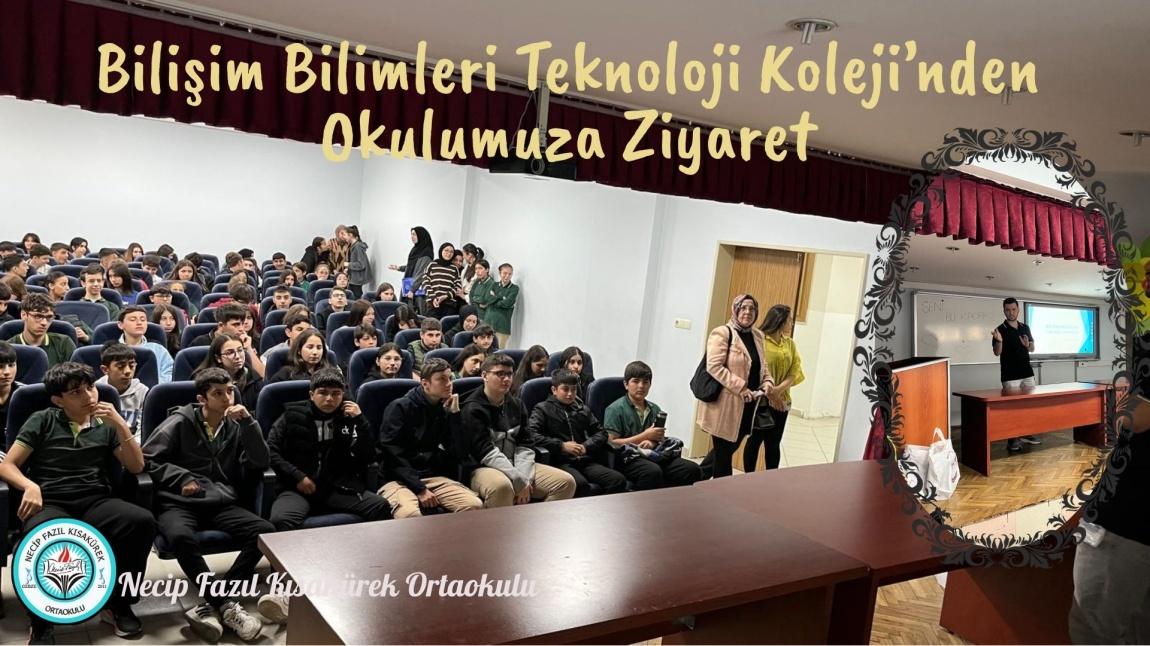 Bilişim Bilimleri Teknoloji Koleji’nden Okulumuza Ziyaret